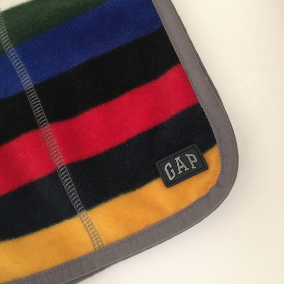 SOLD Gap Kids Scarf Warm Soft Fleece Wrap Striped - Picture 3 of 7